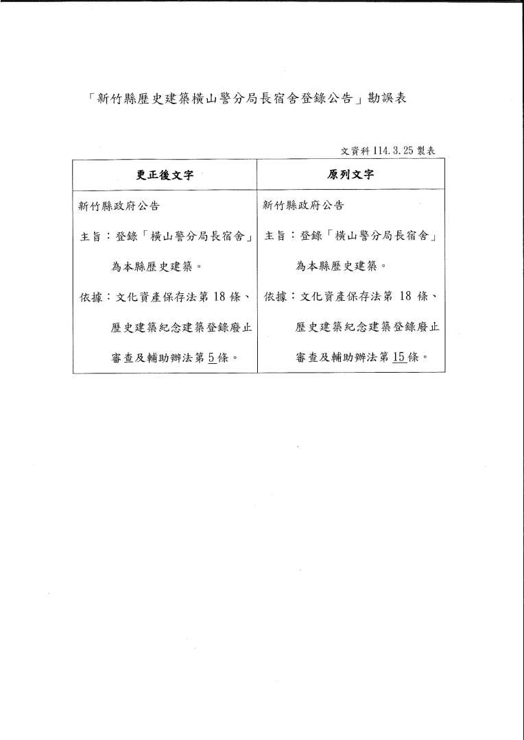 勘誤公告函