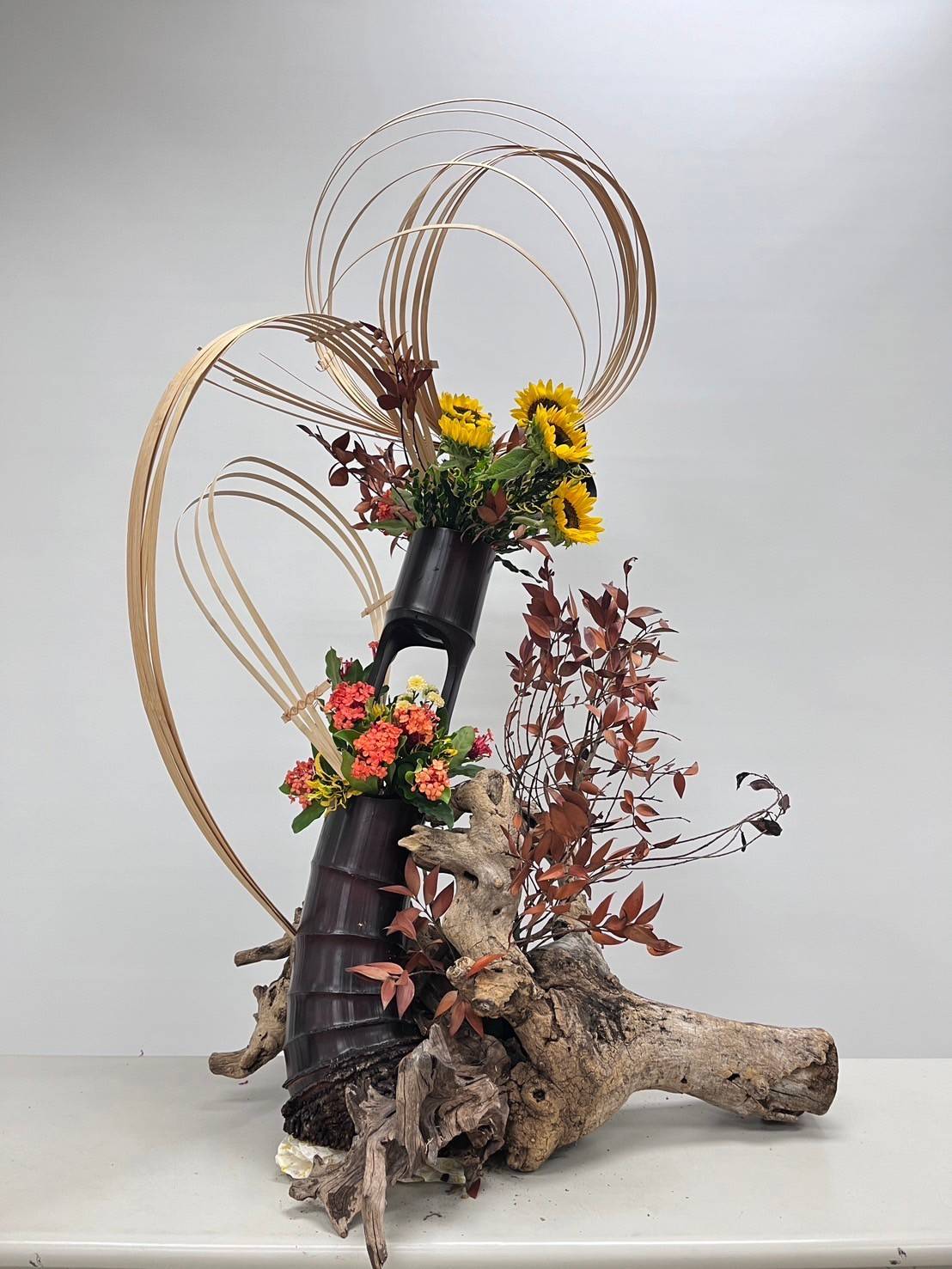 『昂首向前 路上有花』 2025新竹縣中華花藝協會會員聯展