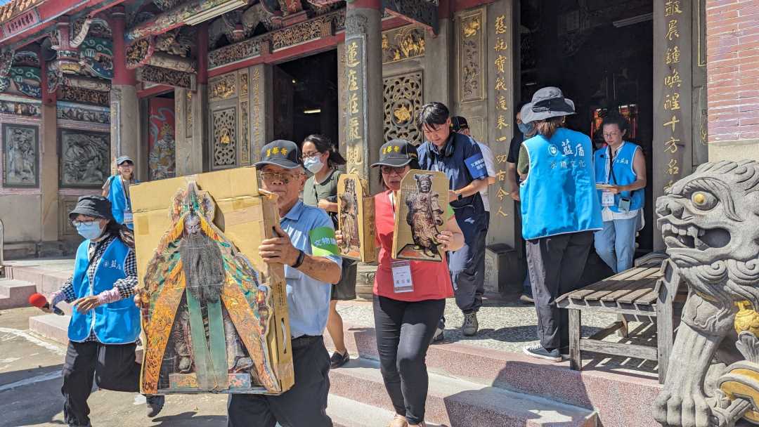 自救階段-文物搶救、共救階段-疏散引導